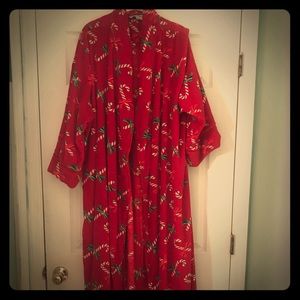 Christmas Bath Robe w/ Matching Booties